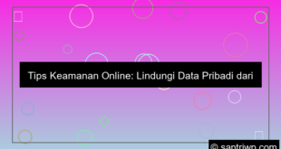 tips keamanan online